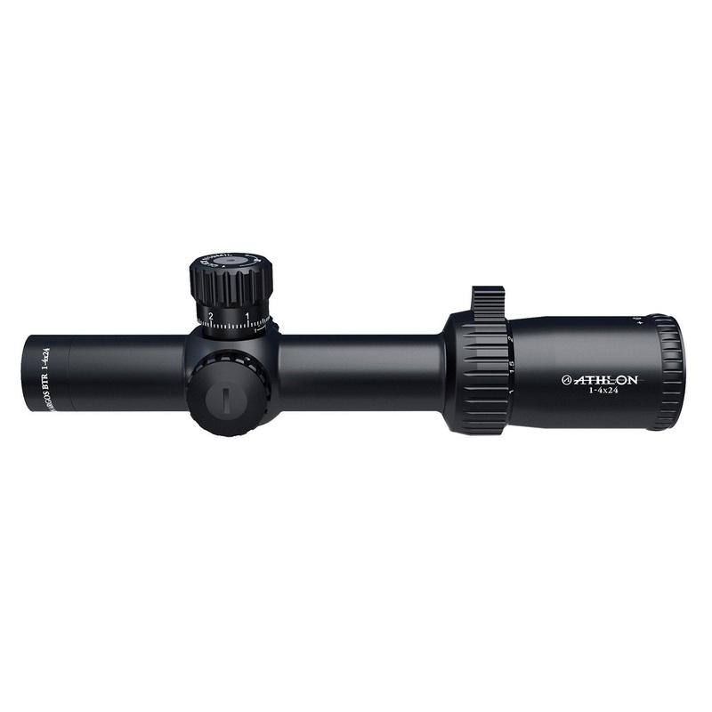 Athlon Optics Argos BTR Rifle Scope 30mm Tube 1-4x24mm FFP AHSR 14 IR MOA 214053