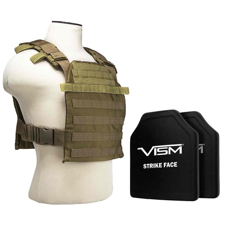 LEVEL III+ Fast Plate Carrier w/10X12′ PE Shooter’s Cut 2 Hard Plates [SM-2XL] P9500806446