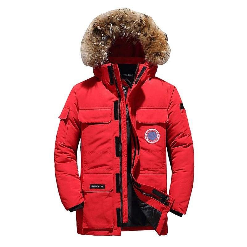 Sehr warme Militrjacke
