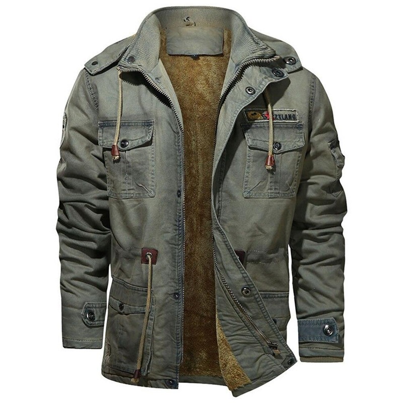 Vintage Militrparka fr Herren