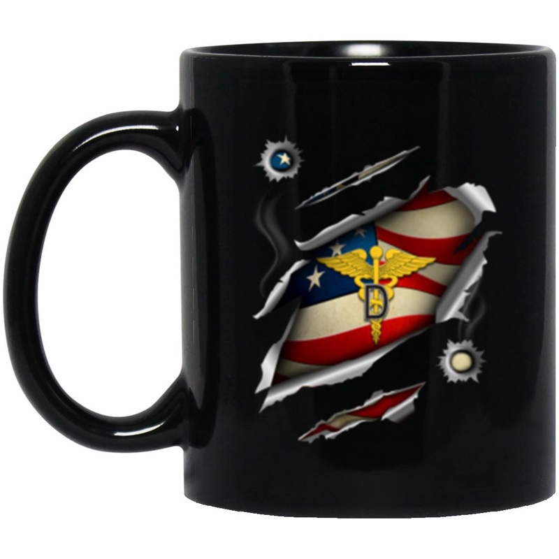 US Army Dental Corps 11oz – 15oz Black Mug