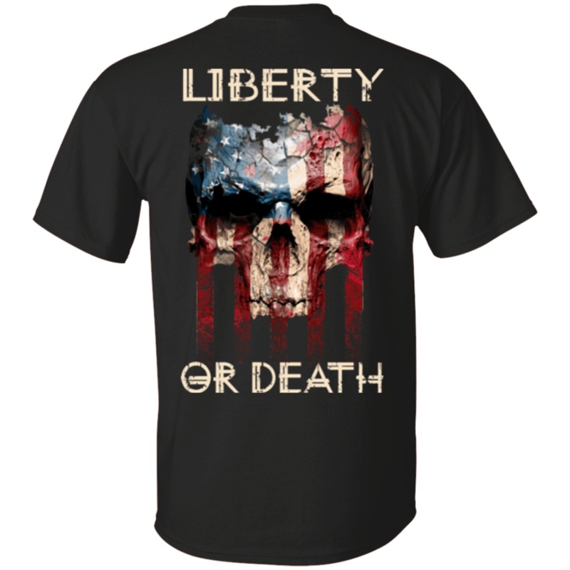 Military T-Shirt Liberty Or Death