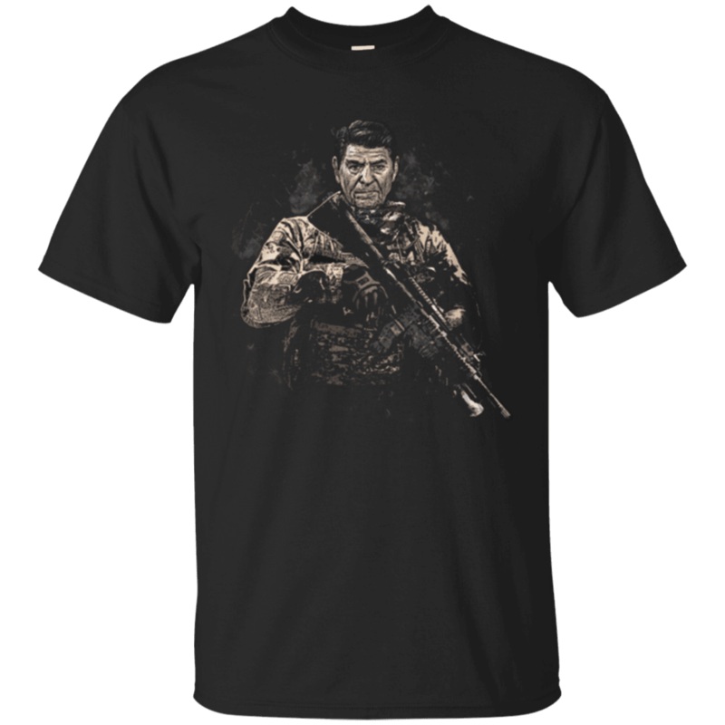 Military T-Shirt Ronald Reagan Soldier Presidents IJRL6346090866