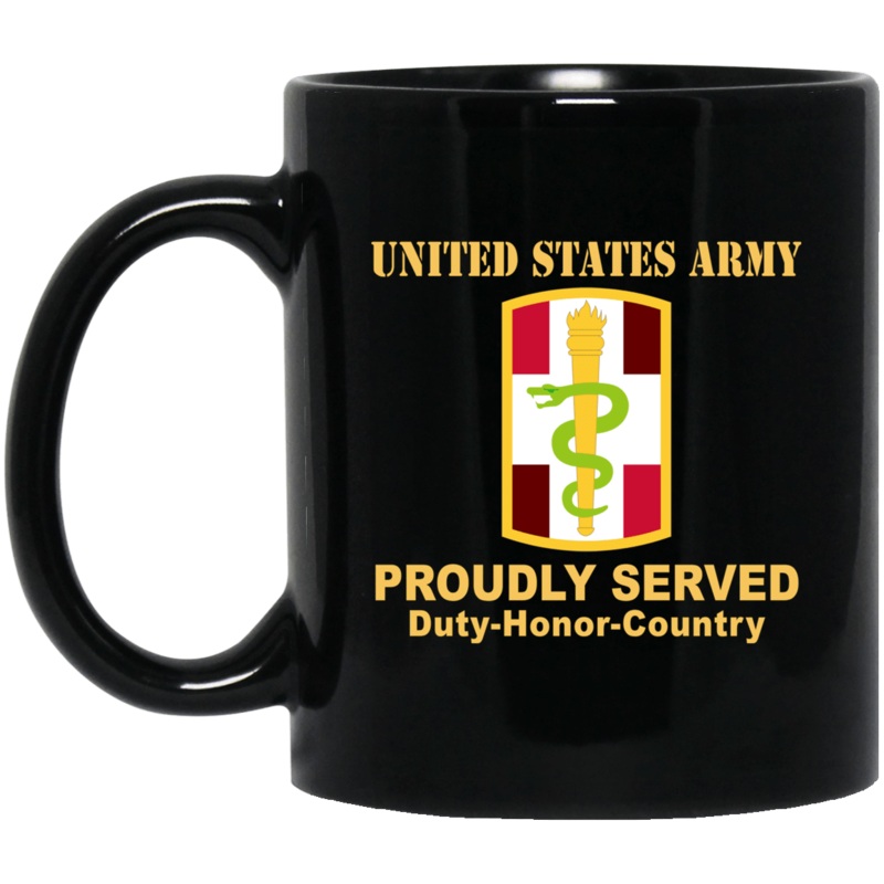 US ARMY 330TH MEDICAL BRIGADE- 11 oz – 15 oz Black Mug