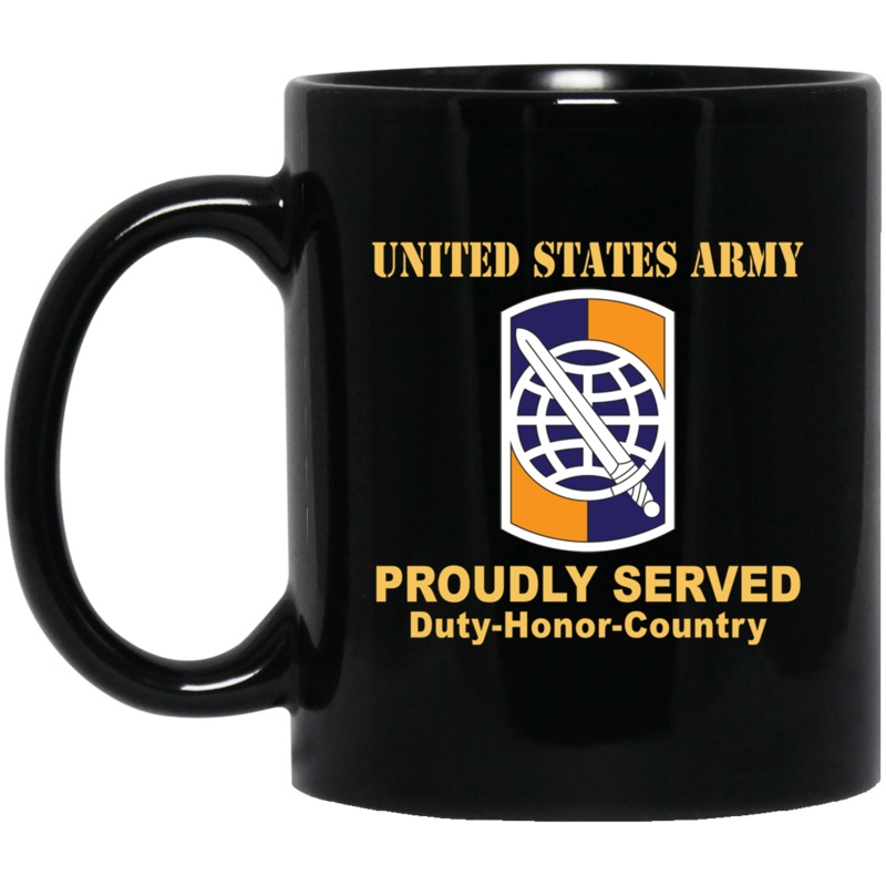 US ARMY 358TH CIVIL AFFAIRS BRIGADE- 11 oz – 15 oz Black Mug