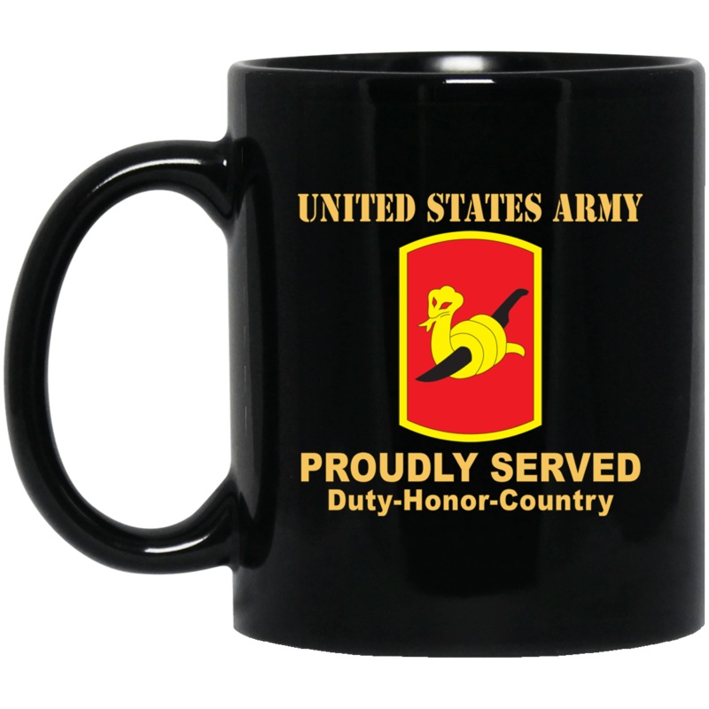 US ARMY 153RD FIELD ARTILLERY BRIGADE- 11 oz – 15 oz Black Mug