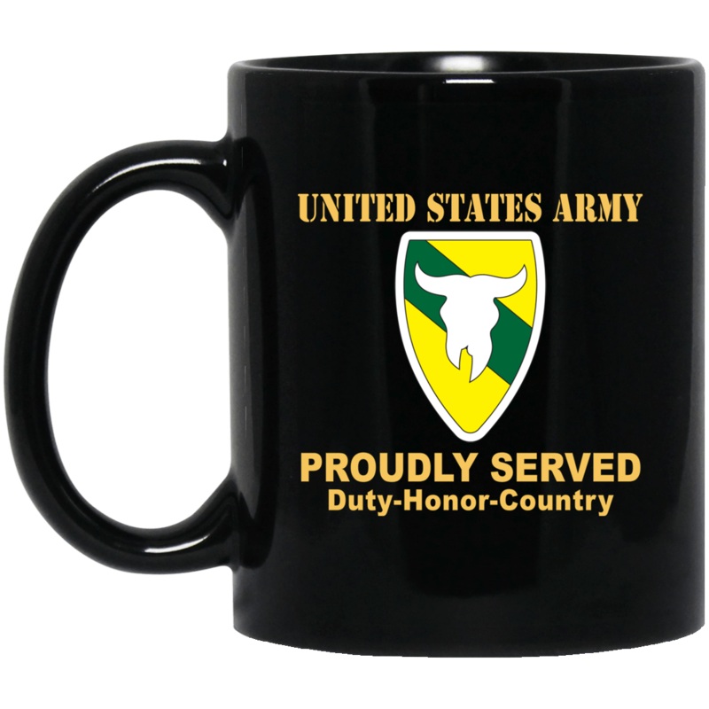 US ARMY 163 ARMORED BRIGADE- 11 oz – 15 oz Black Mug