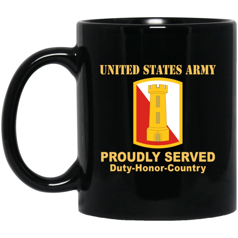 US ARMY 168TH ENGINEER BRIGADE- 11 oz – 15 oz Black Mug