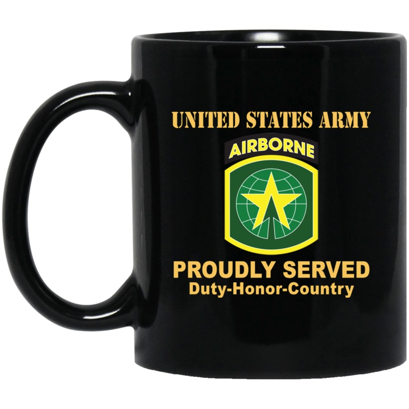 US ARMY 16TH MILITARY POLICE BRIGADE- 11 oz – 15 oz Black Mug