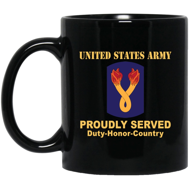 US ARMY 196TH INFANTRY BRIGADE- 11 oz – 15 oz Black Mug