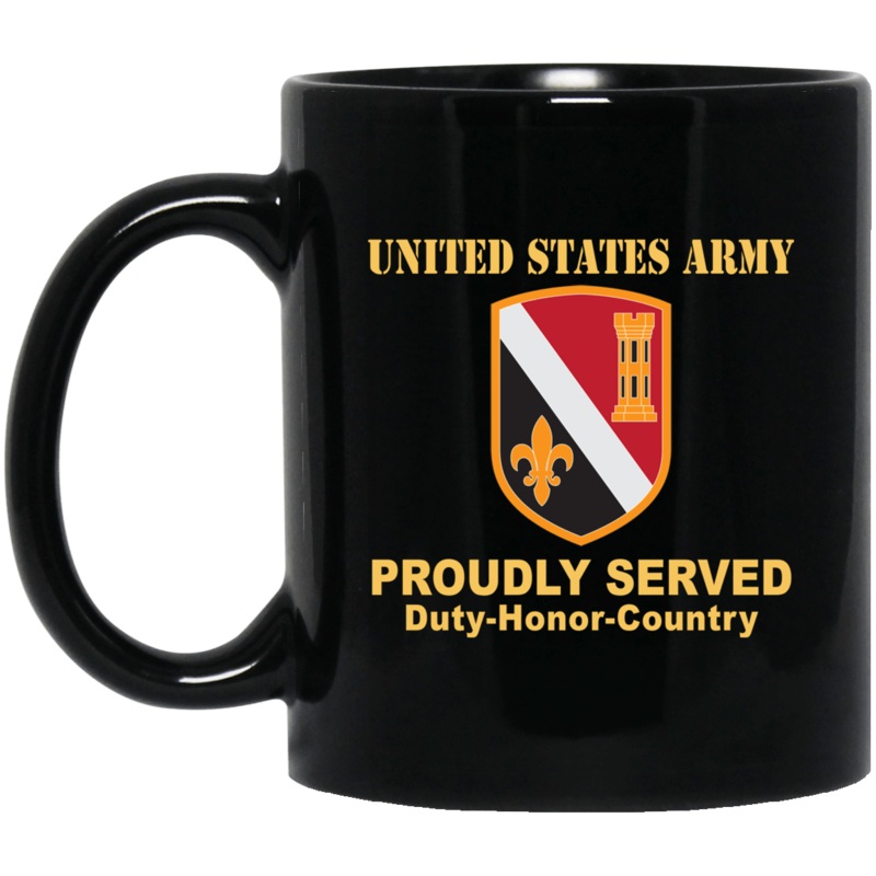 US ARMY 225TH ENGINEER BRIGADE- 11 oz – 15 oz Black Mug
