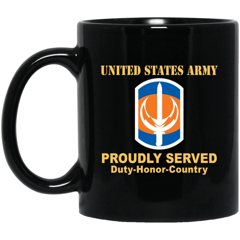US ARMY 228 SIGNAL BRIGADE- 11 oz – 15 oz Black Mug