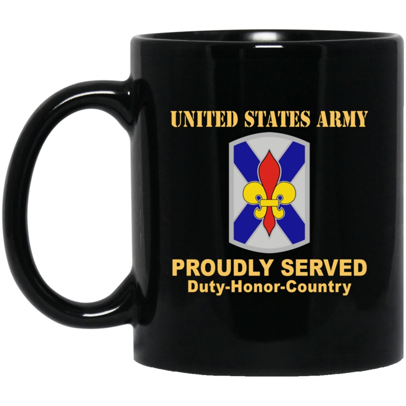 US ARMY 256TH INFANTRY BRIGADE COMBAT TEAM-01- 11 oz – 15 oz Black Mug