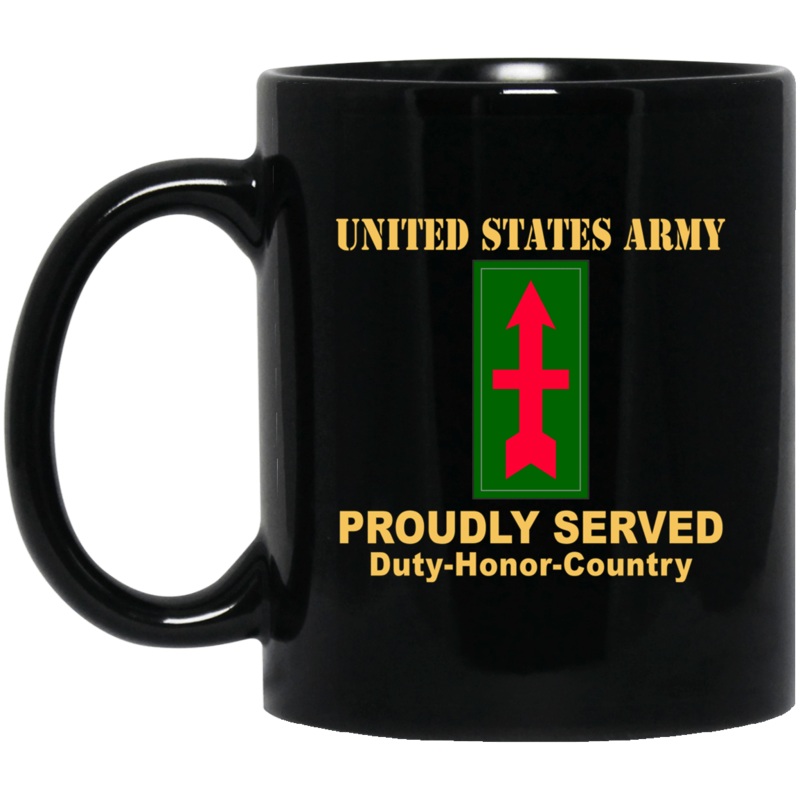 US ARMY 32ND INFANTRY BRIGADE COMBAT TEAM CSIB – 11 oz – 15 oz Black Mug