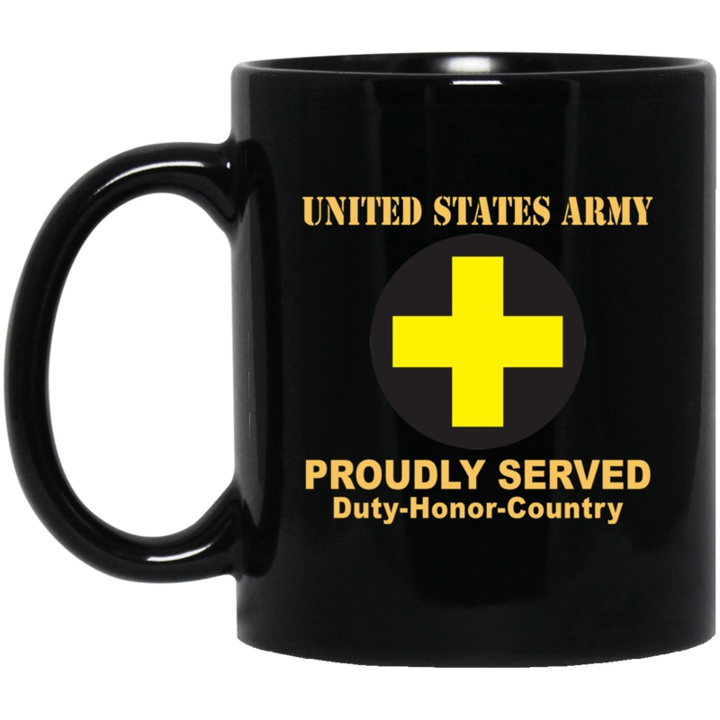 US ARMY 33RD INFANTRY BRIGADE COMBAT TEAM CSIB – 11 oz – 15 oz Black Mug