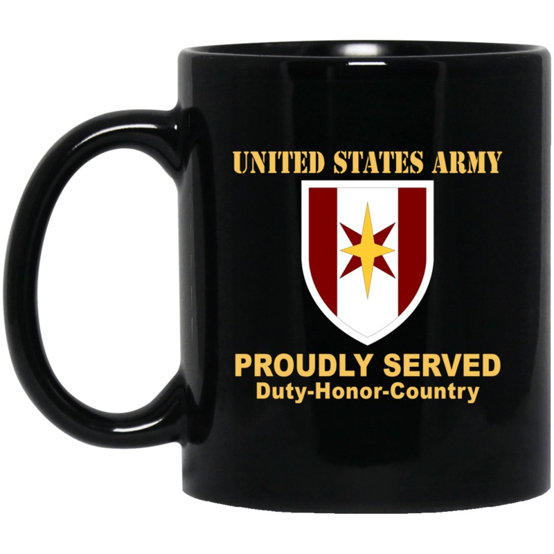 US ARMY 44 MEDICAL BRIGADE- 11 oz – 15 oz Black Mug
