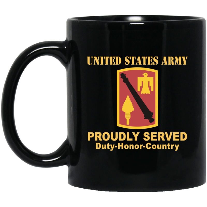 US ARMY 45 FIRES BRIGADE- 11 oz – 15 oz Black Mug