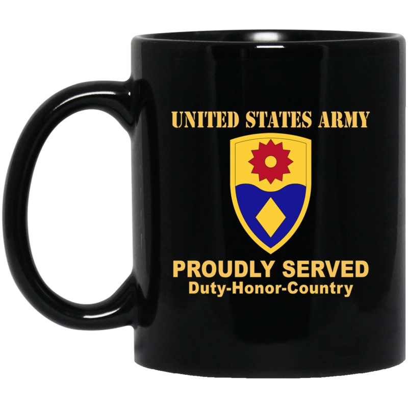 US ARMY 49TH MILITARY POLICE BRIGADE- 11 oz – 15 oz Black Mug