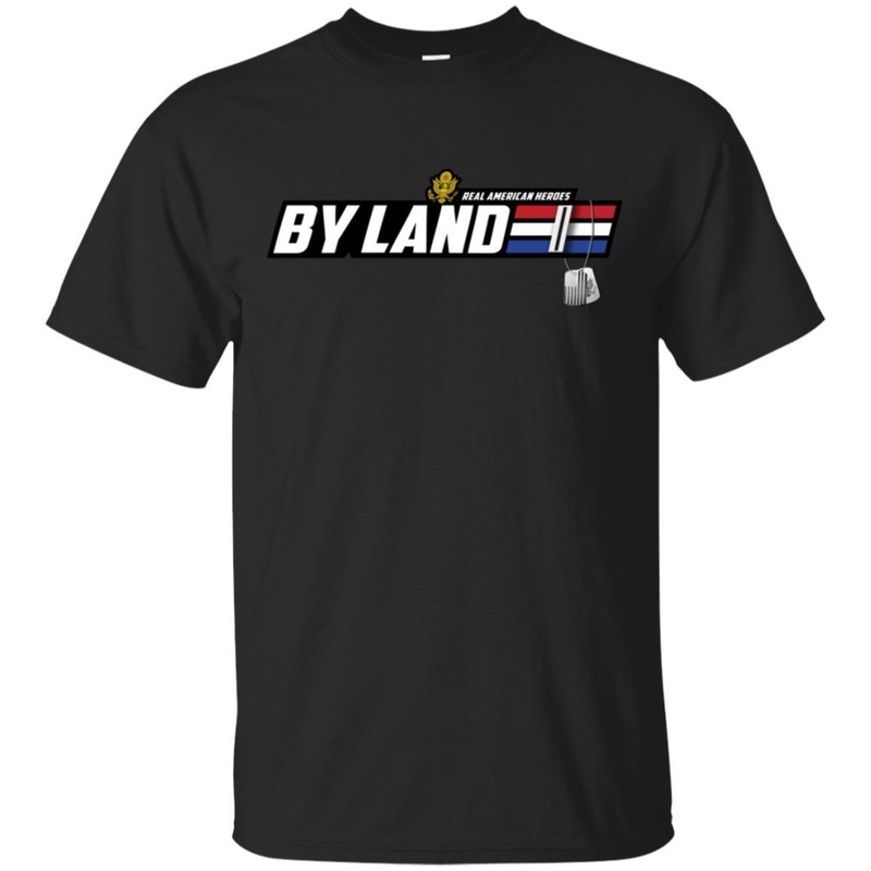 US Army T-Shirt Real American Heroes By Land W-5 Chief Warrant Officer 5(CW5) On Front