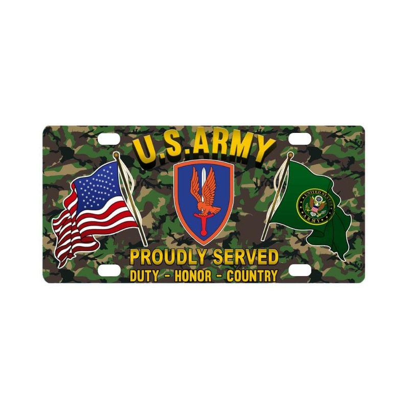 US ARMY 1ST AVIATION BRIGADE- Classic License Plate