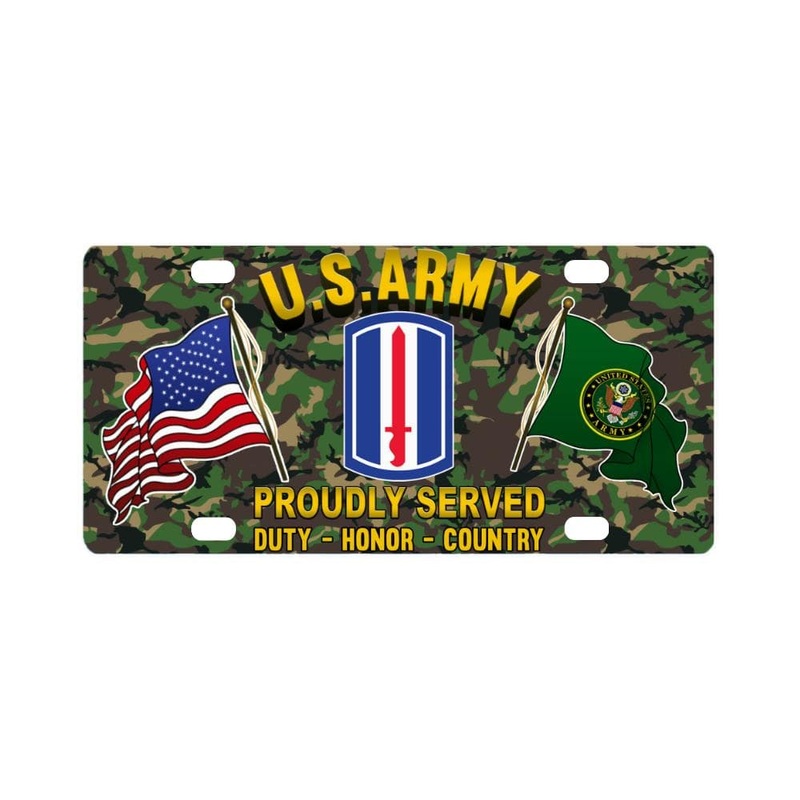 US ARMY 193RD INFANTRY BRIGADE- Classic License Plate