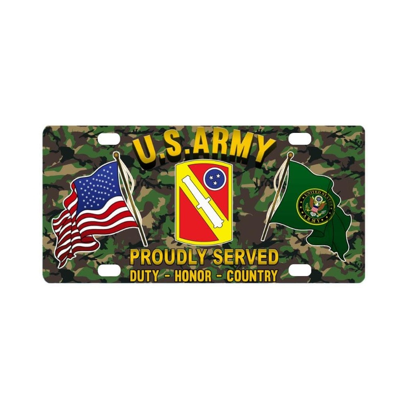 US ARMY 196 FIELD ARTILLERY BRIGADE- Classic License Plate