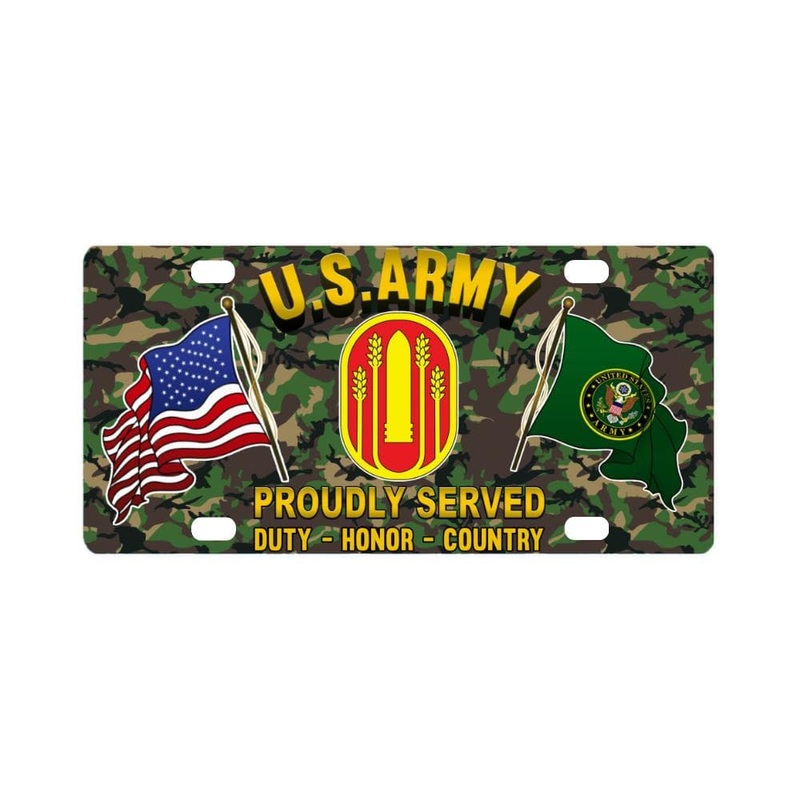 US ARMY 196 MANEUVER ENHANCEMENT BRIGADE- Classic License Plate