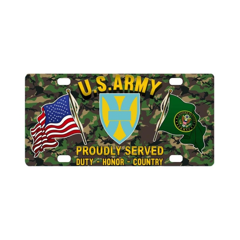 US ARMY 21ST SUSTAINMENT COMMAND- Classic License Plate