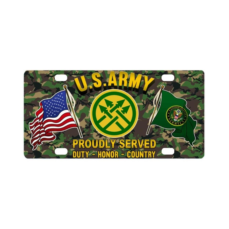 US ARMY 220TH MILITARY POLICE BRIGADE- Classic License Plate