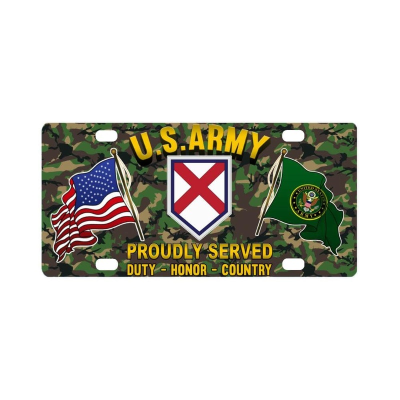 US ARMY 226TH MANEUVER ENHANCMENT BRIGADE- Classic License Plate