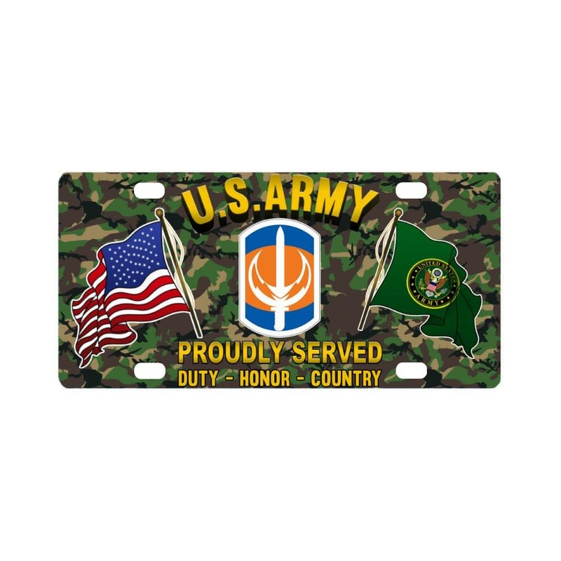 US ARMY 228 SIGNAL BRIGADE- Classic License Plate