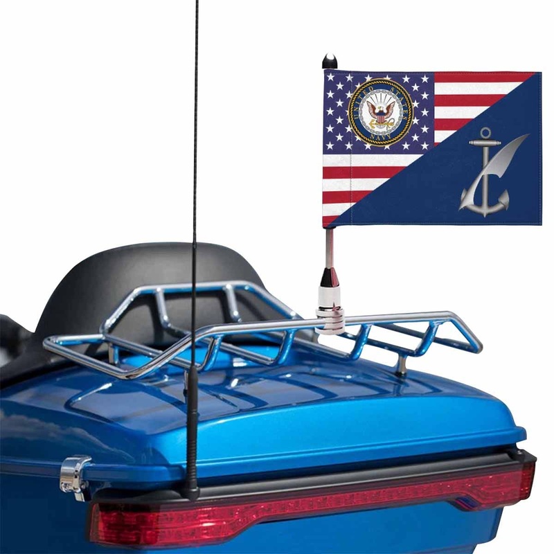 US Navy Counselor Navy NC Motorcycle Flag 9 x 6 Twin-Side Printing D01