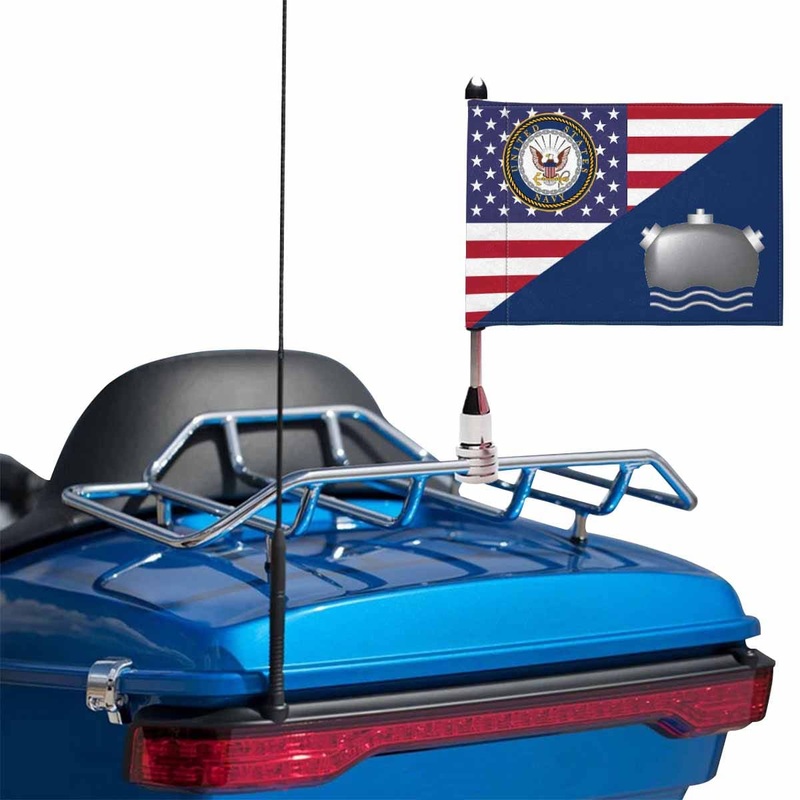 US Navy Mineman Navy MN Motorcycle Flag 9 x 6 Twin-Side Printing D01