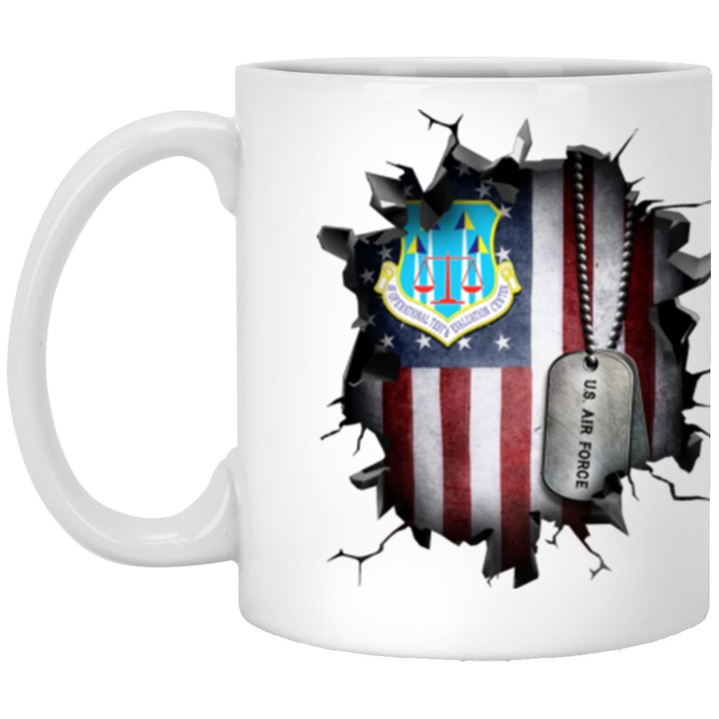 US Air Force Operational Test and Evaluation Center 3D Break Effect Coffee Mug 11oz – 15oz White Mug