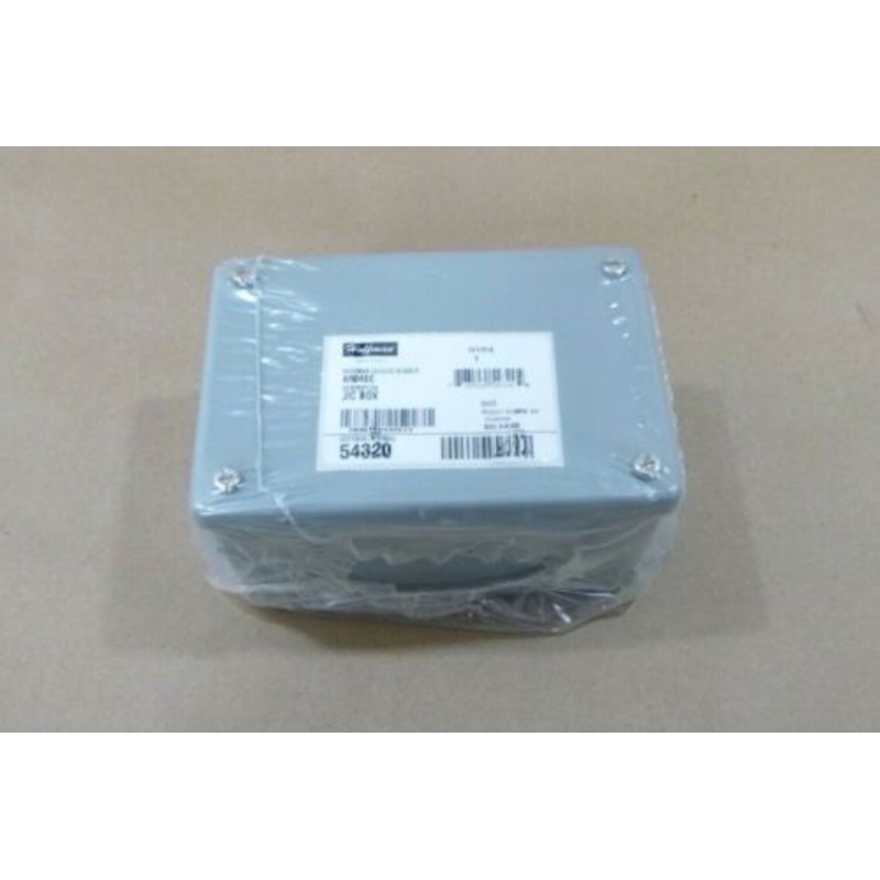 A604SC Hoffman Nema 12 Steel Enclosure 6 x 4 x 3 Deep, Screw Cover, Gray