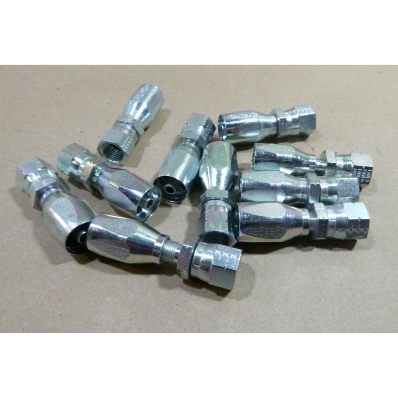 Eaton 20820-5-5 Field Attachable Hydraulic Hose Fittings 1/4 Hose ID, 1/2-20