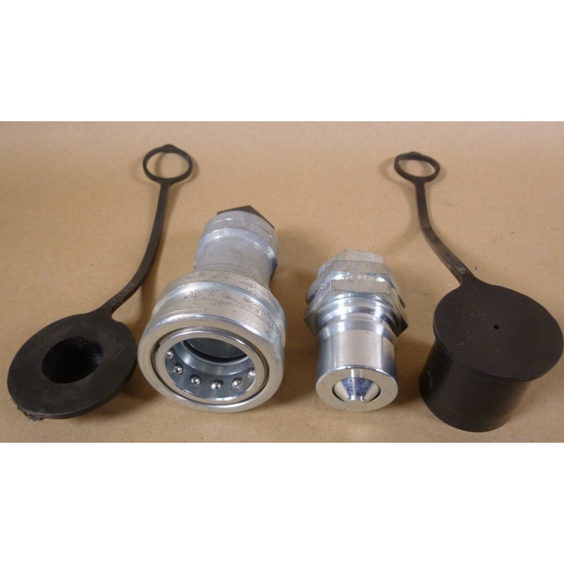 EATON Hydraulic Quick Connect Hose Coupling 1 Female Socket 8HP16 & Plug 8KP16