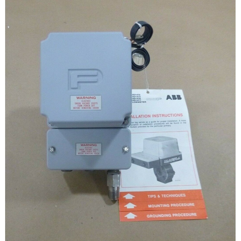 ABB Fischer Porter 10D1475 Mini-Mag Electro-Magnetic Flowmeter 1.073GPM, 740MPA